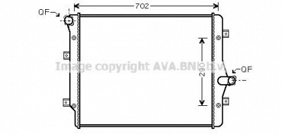 AVA QUALITY COOLING vw2208 -  Радиатор, охлаждение двигателя